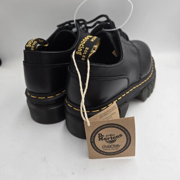 Dr Martens Women's Audrick 3-Eye Platform Shoes Black Women's Size 9 NWT Chunky - Picture 2 of 12